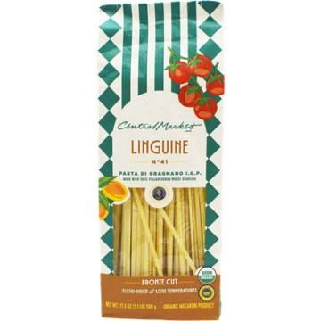 Central Market Organic Linguine Bronze Cut Pasta, 17.6 oz