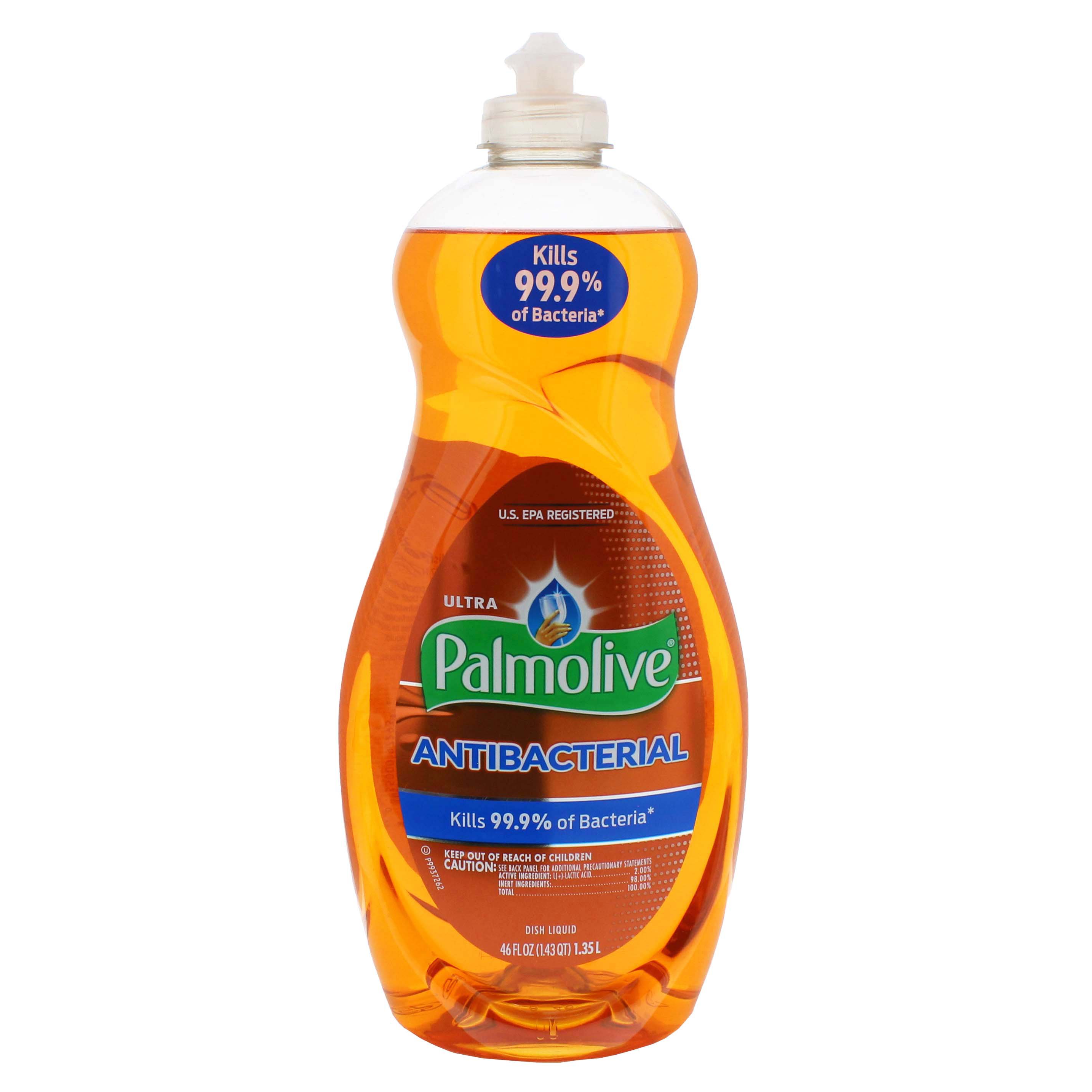 Palmolive Ultra Concentrated Antibacterial Liquid Dish Soap, Orange Scent -  9.7 Fluid Ounce