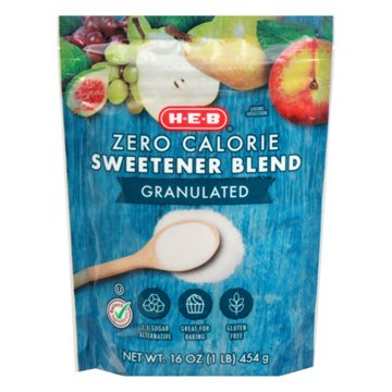 H-E-B Zero Calorie Granulated Sweetener Blend, 16 oz