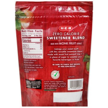 H-E-B Zero Calorie Sweetener Blend Monk Fruit Pouch, 16 oz