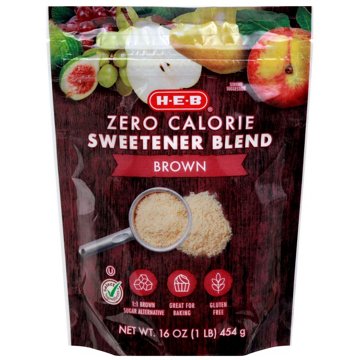 H-E-B Zero Calorie Brown Sweetener Blend, 16 oz