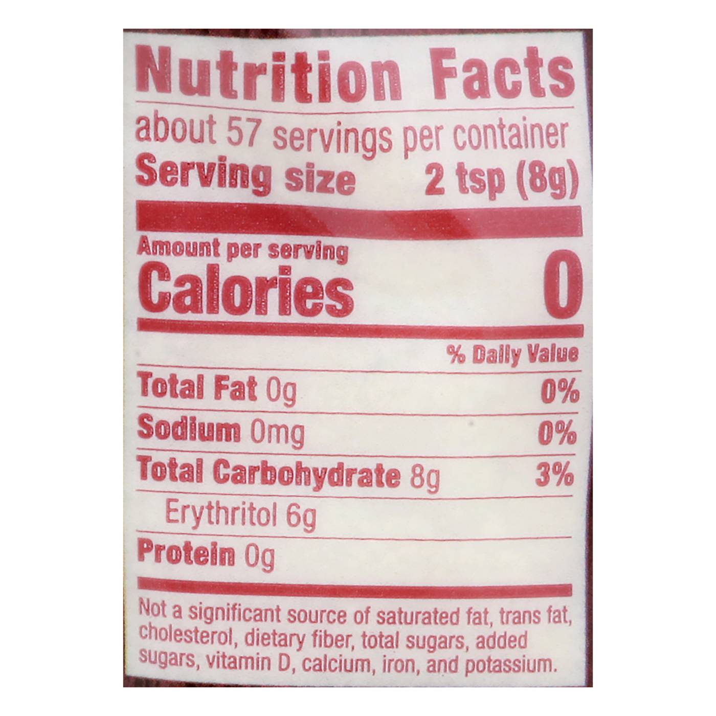 H-E-B Zero Calorie Brown Sweetener Blend; image 2 of 4