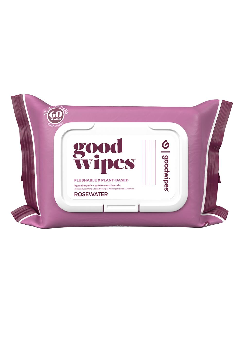 Goodwipes Flushable & Biodegradable Wipes - Rosewater; image 1 of 4