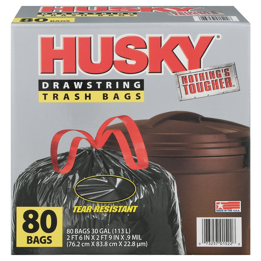 H-E-B Texas Tough Large Multipurpose Flex Trash Bags, 33 Gallon