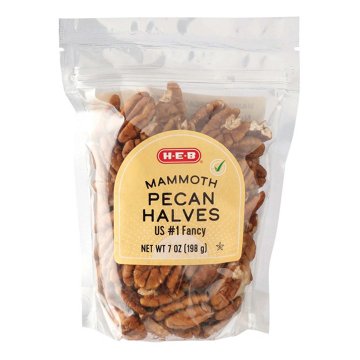 H-E-B Mammoth Pecan Halves, 7 oz