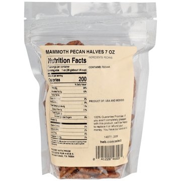 H-E-B Mammoth Pecan Halves, 7 oz