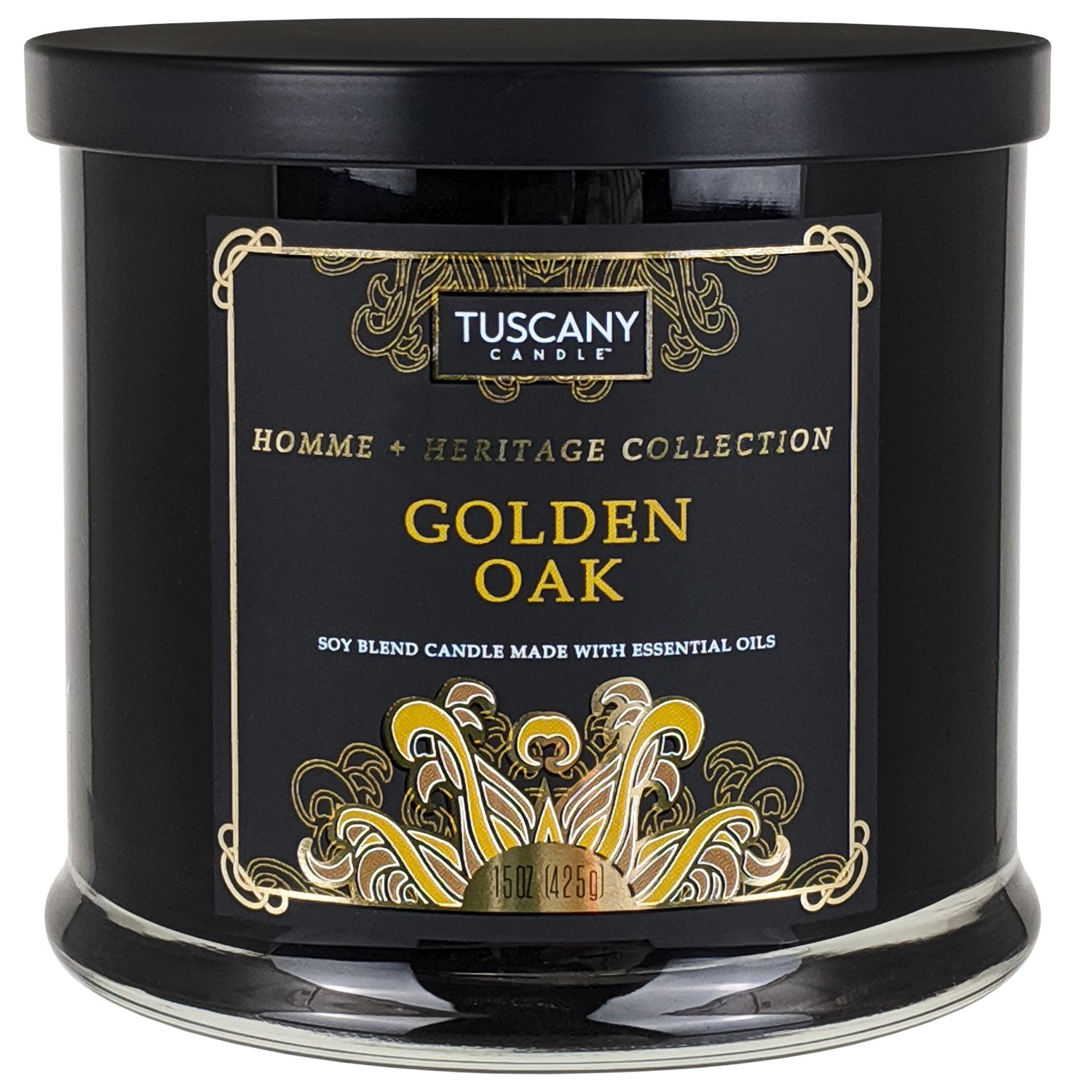 tuscany candle tobacco leather & Wood and Masculine Scented Candles - Set of 2 Our best Tuscany Candle Homme + Heritage