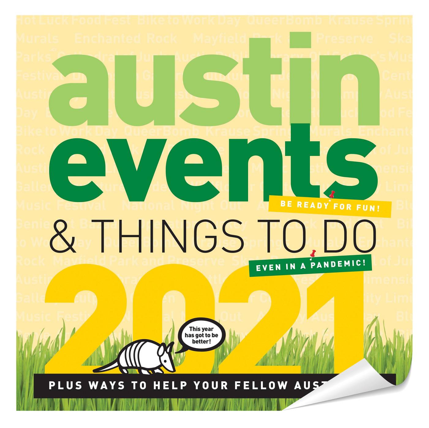 Big Weekend Calendars Austin Events & Things To Do 2021 Calendar Shop