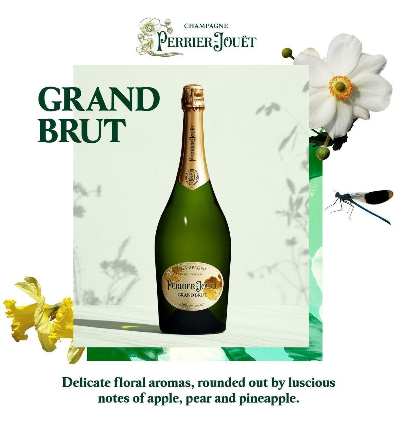 Perrier-Jouët Grand Brut Champagne France Sparkling Wine - Shop