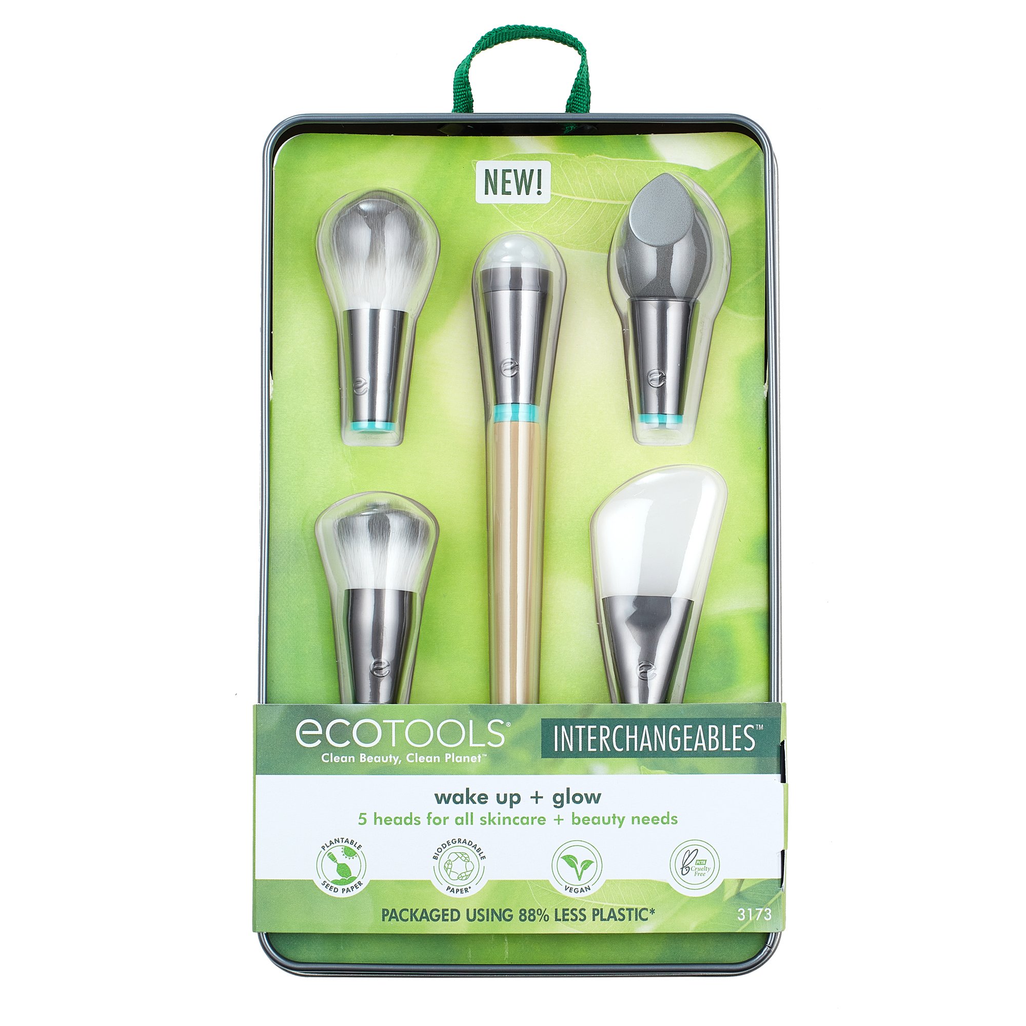 EcoTools Wake Up and Glow Interchangeable Brush Set Shop Makeup at HEB