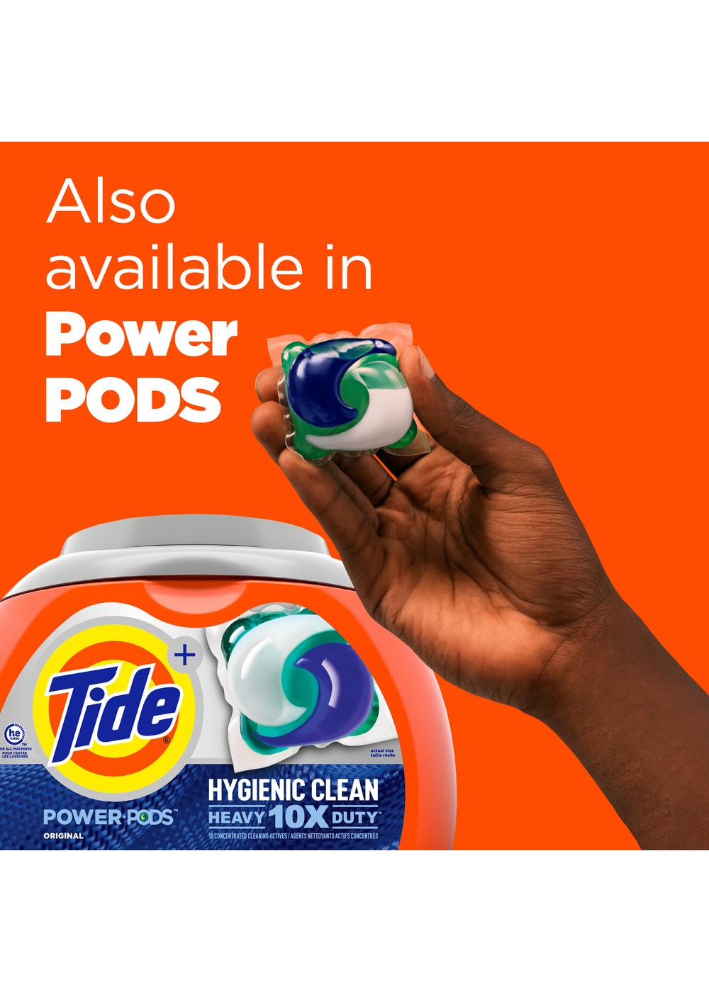 Tide + Hygienic Clean HE Turbo Clean Liquid Laundry Detergent, 59 Loads - Original; image 2 of 11
