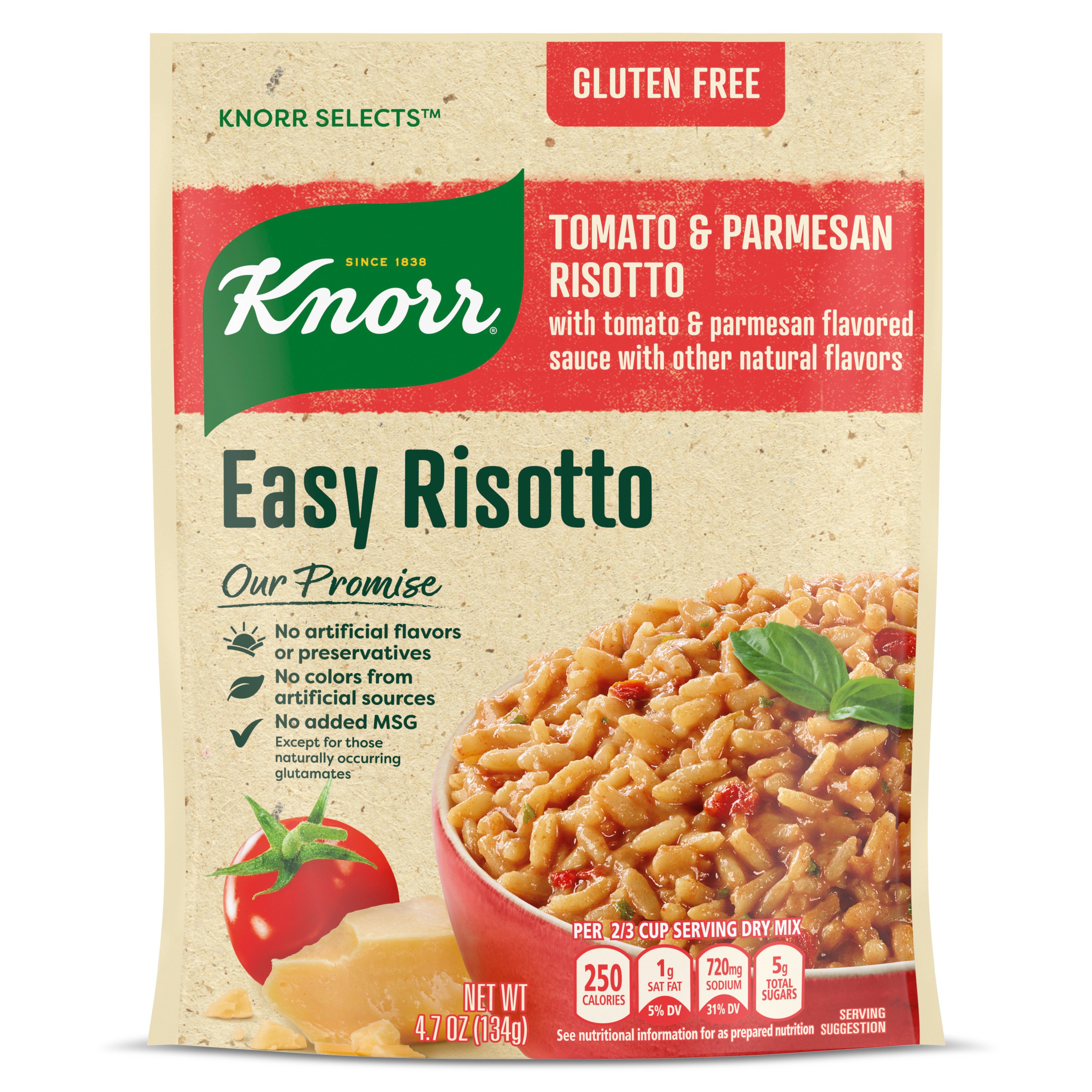 Knorr Selects Tomato & Parmesan Risotto Easy Risotto - Shop Rice