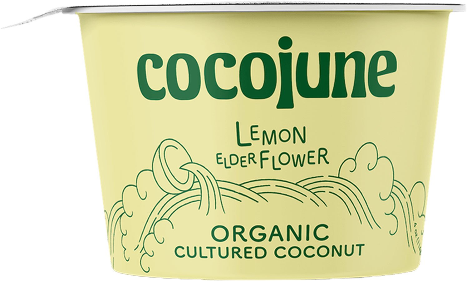 Cocojune Organic Lemon Elderflower Yogurt, 4 oz | Central Market