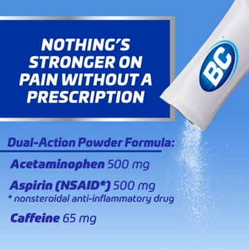 BC Max Strength Pain Relief Powder - Lemonade, 16 ct