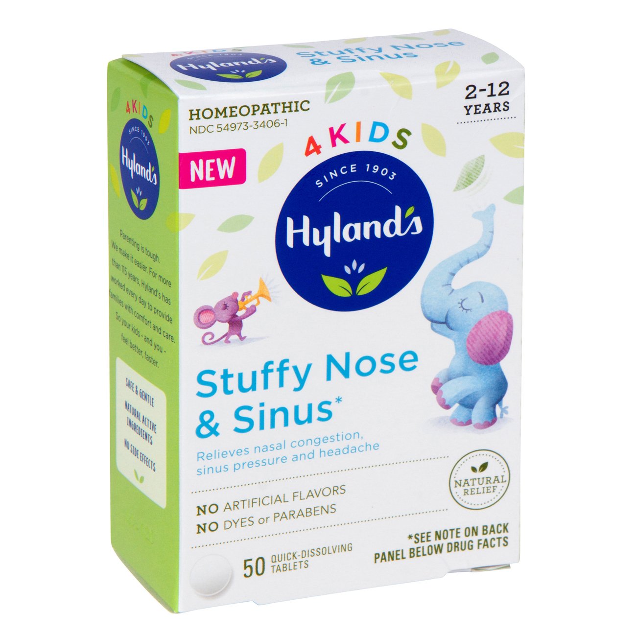 Hyland's 4 Kids Stuffy Nose & Sinus Quick Dissolve Tablets Shop