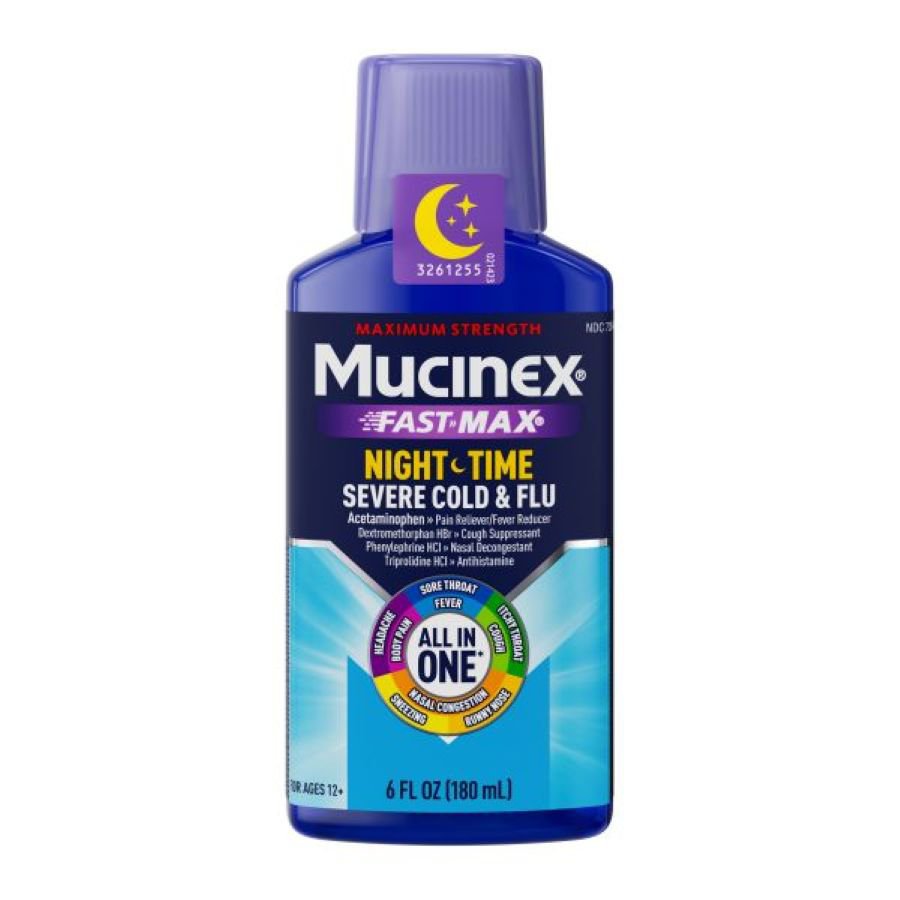 Mucinex Nightshift Severe Cold & Flu Liquid Shop Cough, cold & flu at