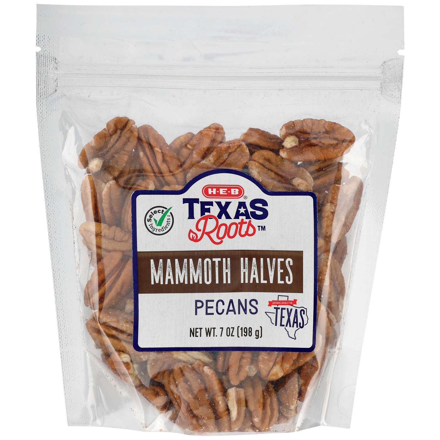 H-E-B Texas Roots Mammoth Pecan Halves; image 1 of 2