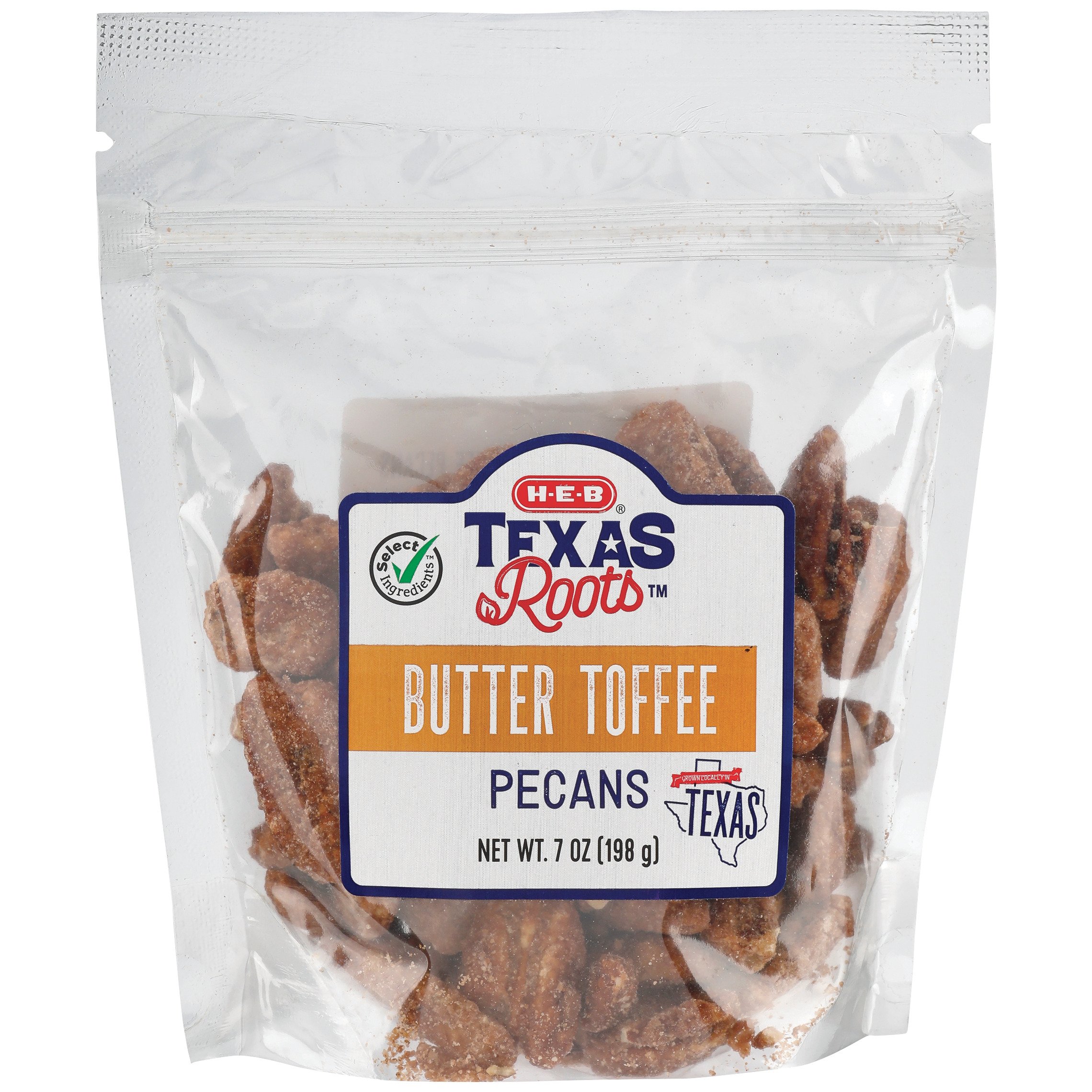 HEB Texas Roots Butter Toffee Pecans Shop Snacks & Candy at HEB