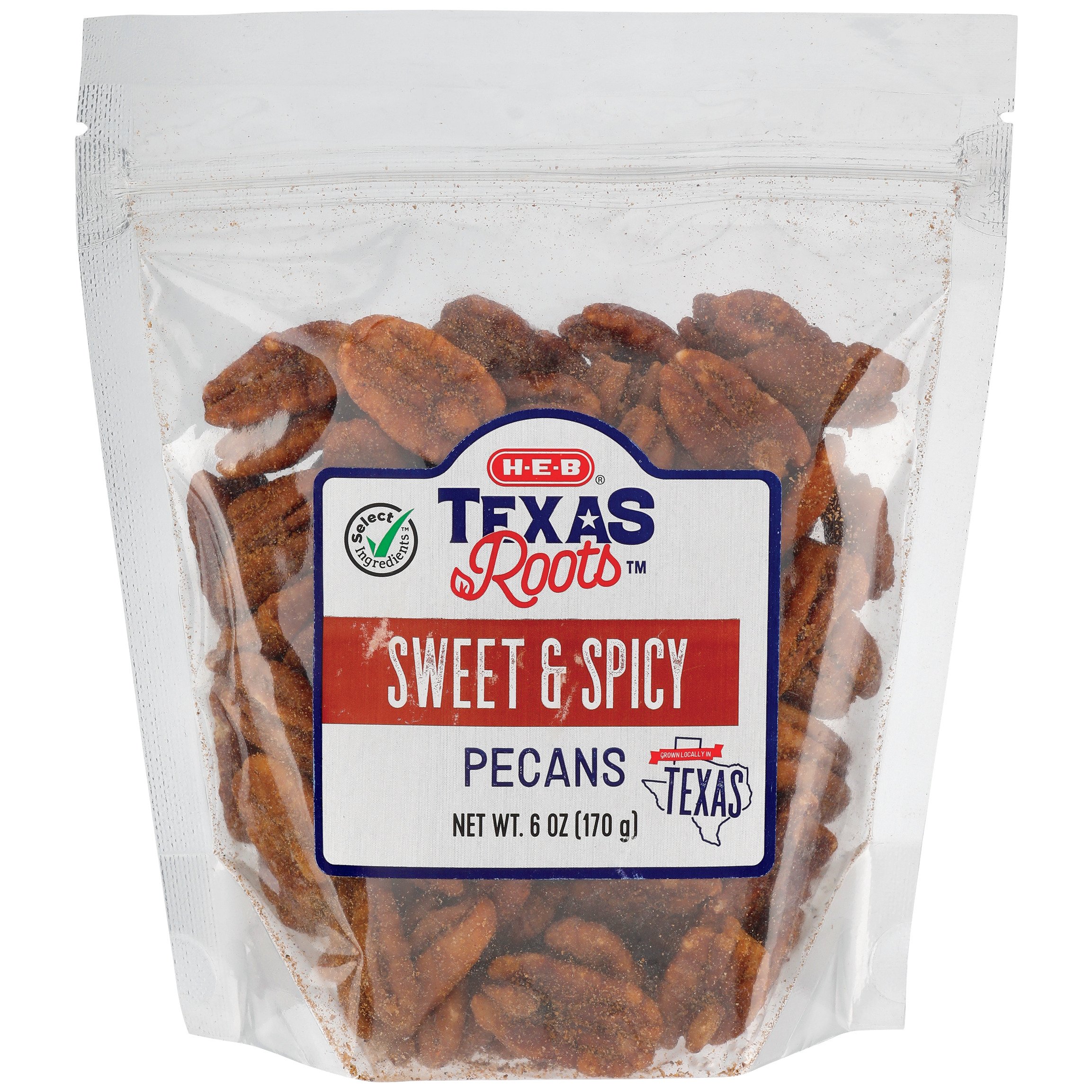 HEB Texas Roots Sweet & Spicy Pecans Shop Snacks & Candy at HEB