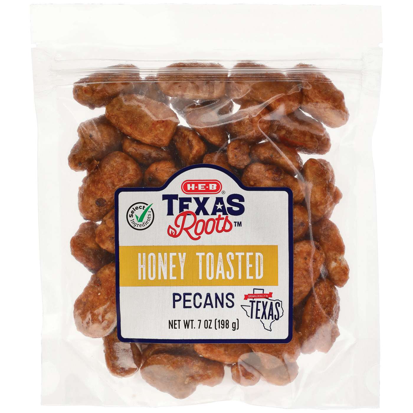 H-E-B Texas Roots Honey Toasted Pecans; image 1 of 2