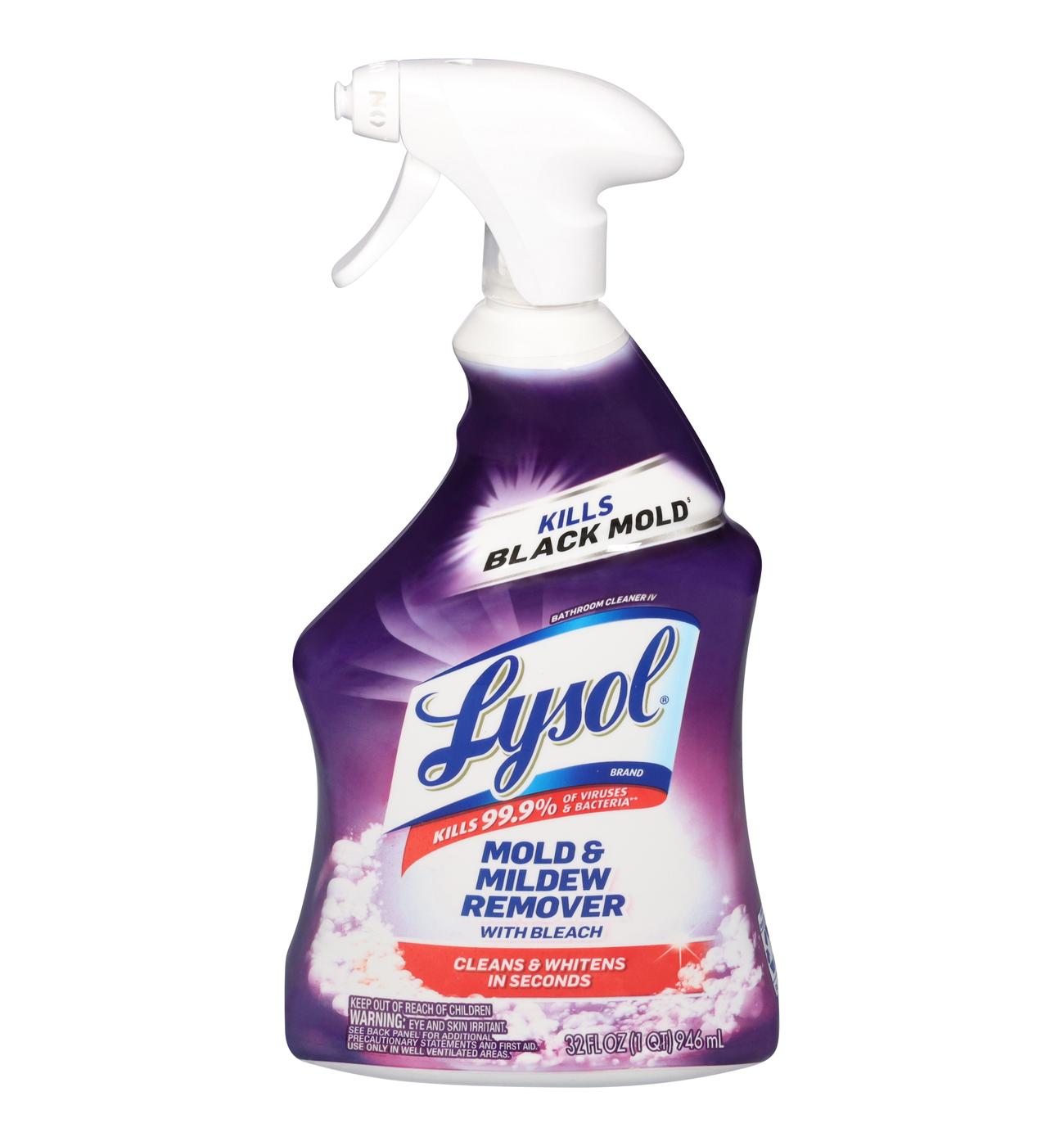 Lysol Mold & Mildew Remover with Bleach Cleaner Spray; image 1 of 3