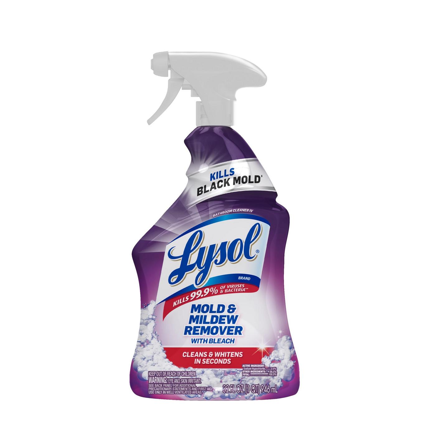 Lysol Mold & Mildew Remover with Bleach Cleaner Spray Shop All