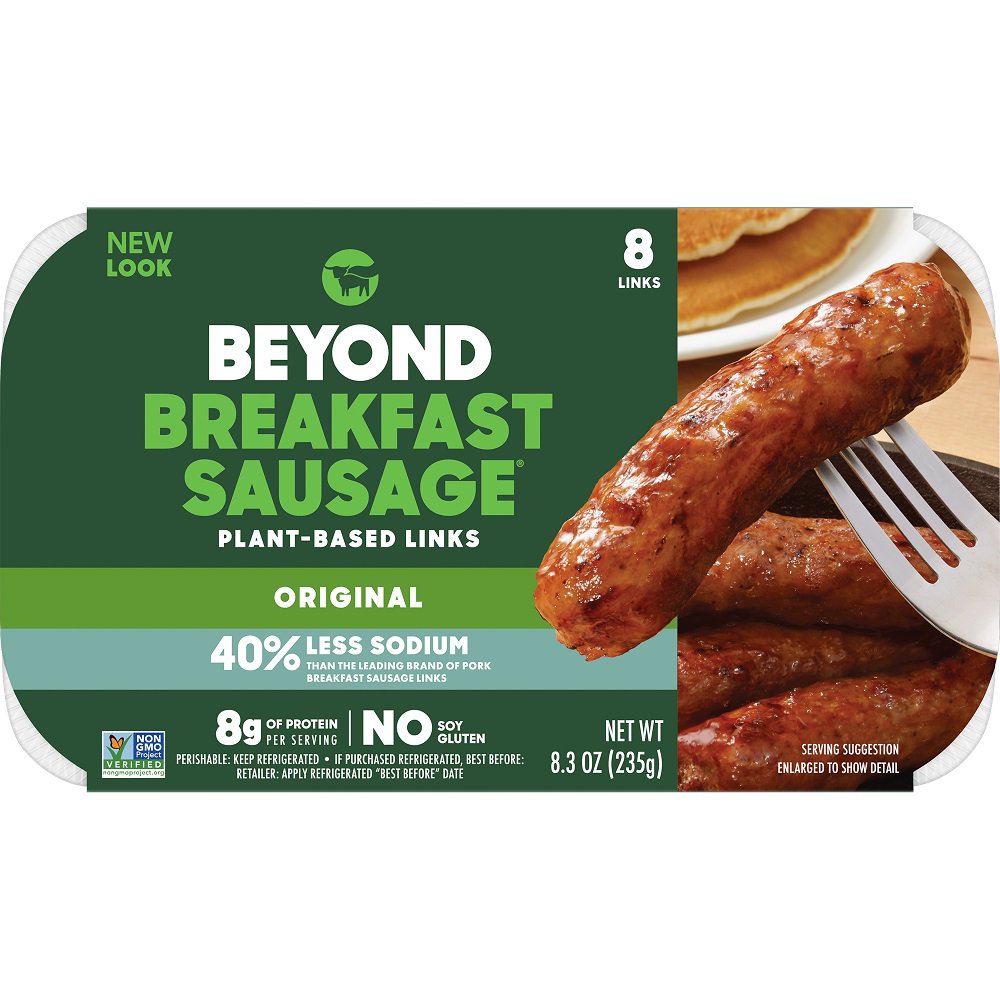 Beyond Meat Beyond Breakfast Sausage Frozen PlantBased Links Classic