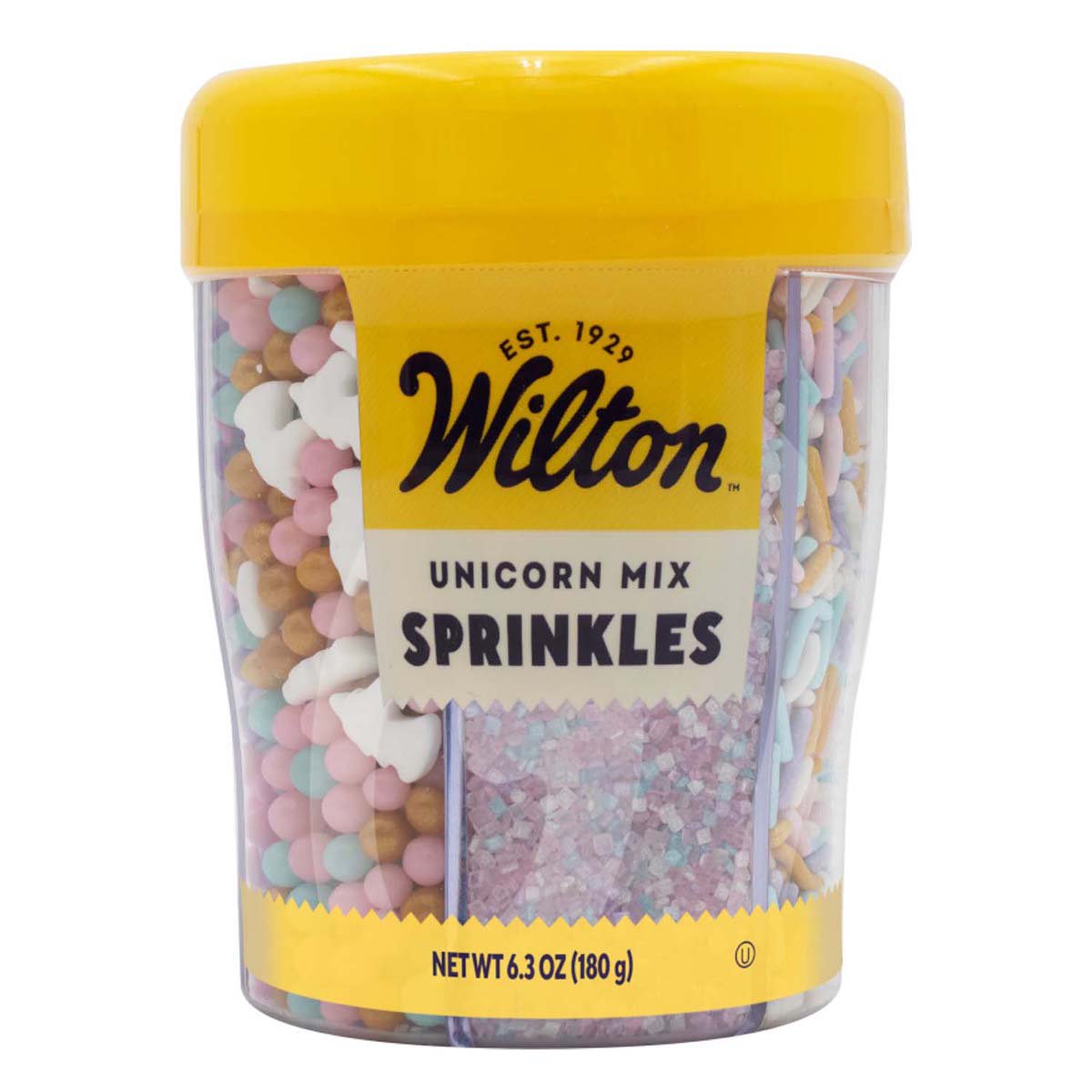 Wilton 6 Cell Unicorn Mix Sprinkles, 7.76 oz