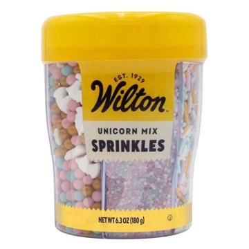 Wilton 6 Cell Unicorn Mix Sprinkles, 7.76 oz