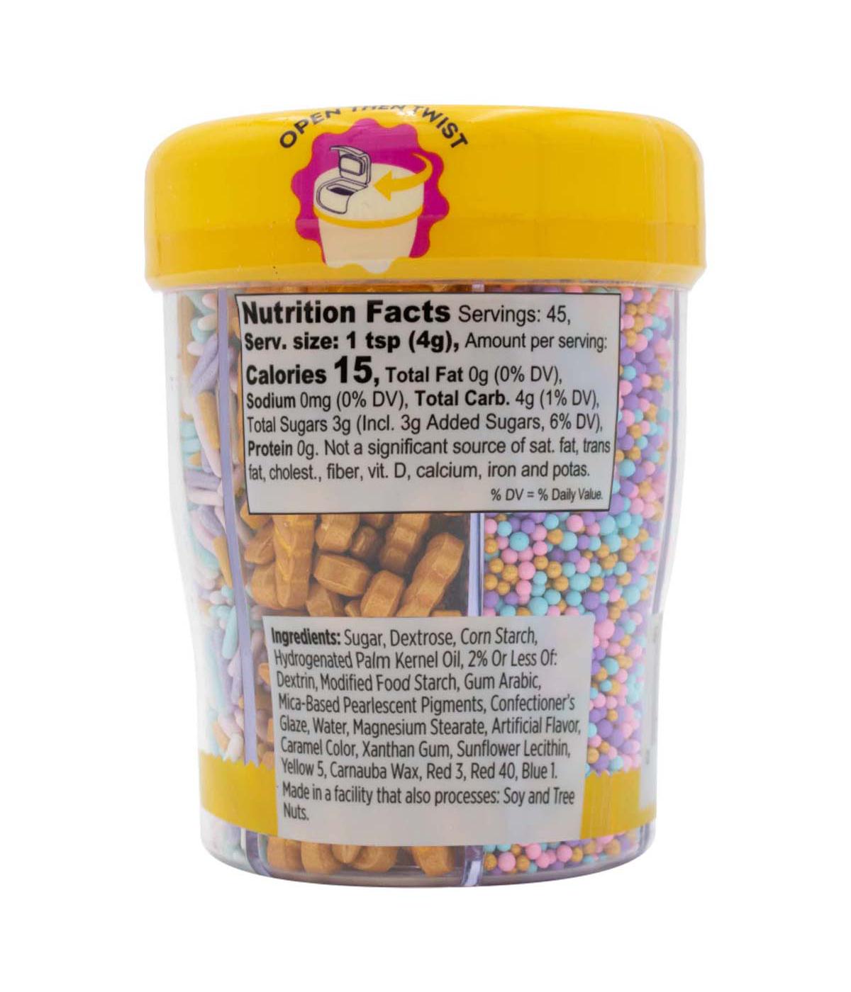 Wilton 6 Cell Unicorn Mix Sprinkles; image 2 of 3
