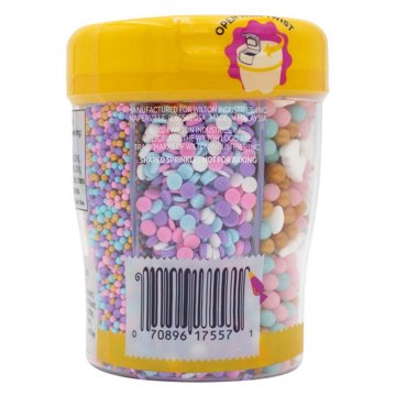 Wilton 6 Cell Unicorn Mix Sprinkles, 7.76 oz
