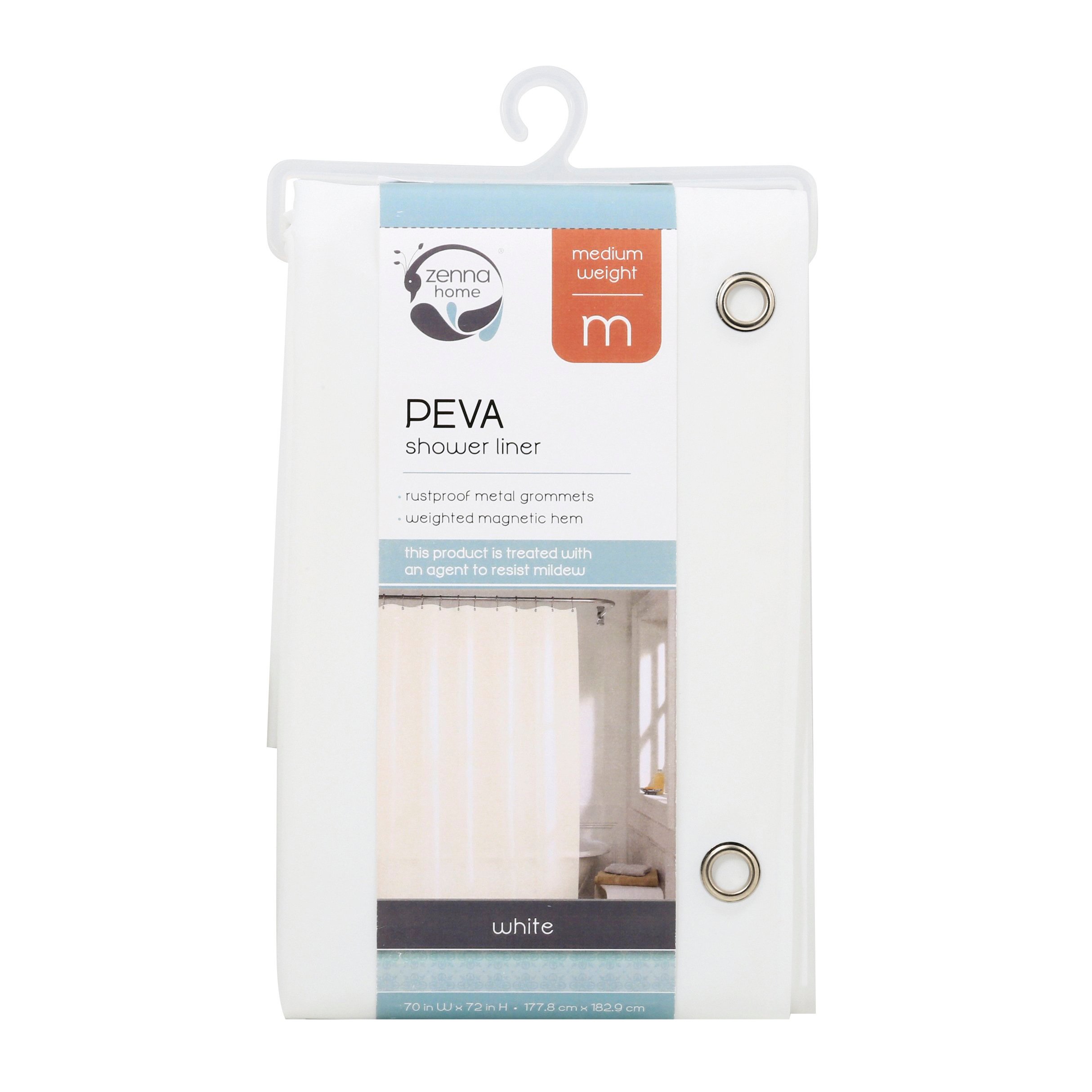 Maytex Mills Peva Medium Shower Liner White Shop Shower Curtains