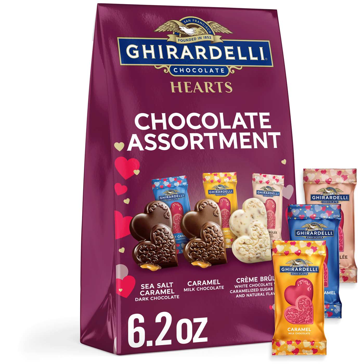 Ghirardelli Chocolate Assortment Hearts Valentine's Candy Shop Candy