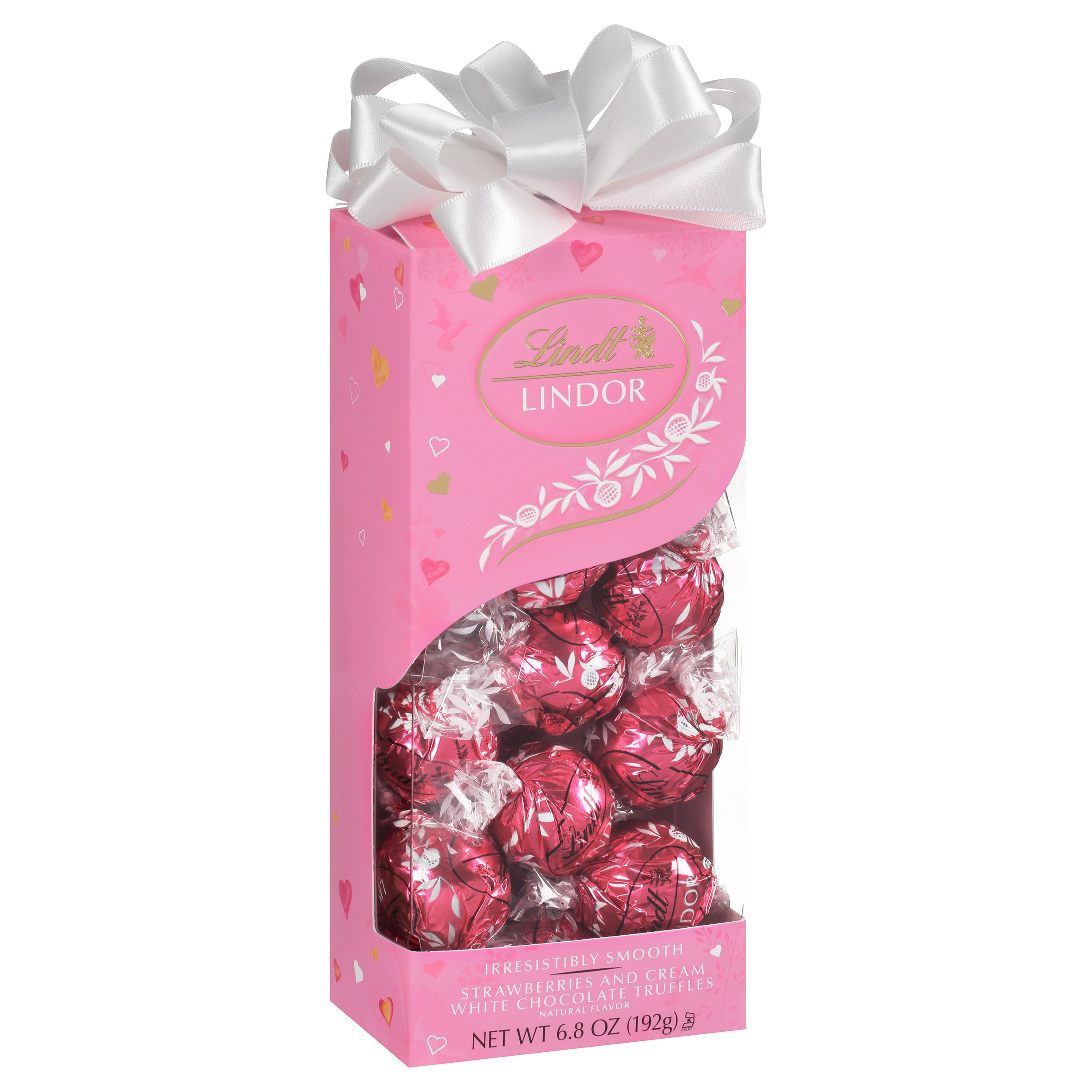 Lindt Lindor Strawberries And Cream Truffles Valentines T Box Shop Candy At H E B 6213