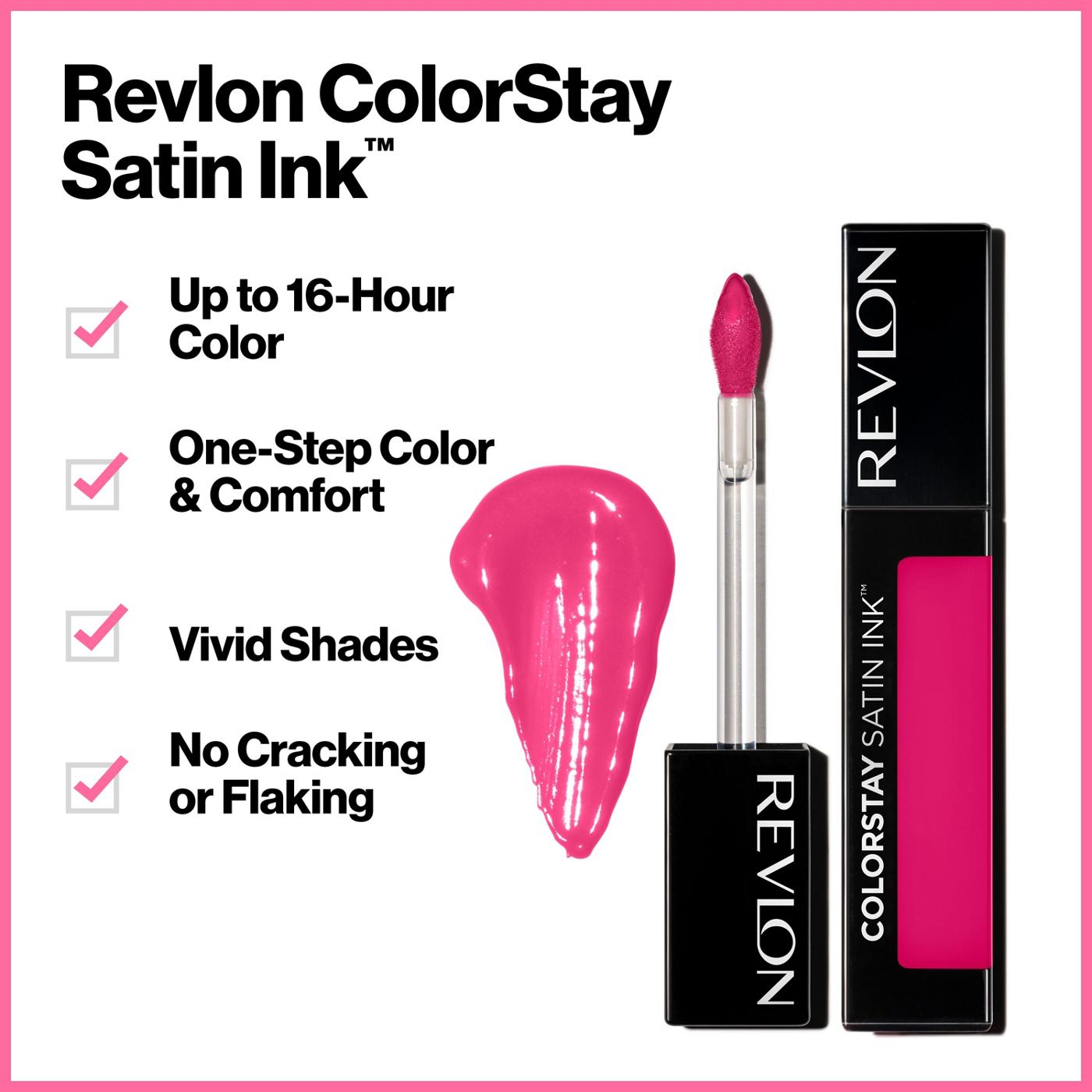 Revlon ColorStay Satin Ink Liquid Lipstick, Your Go-To; image 4 of 7