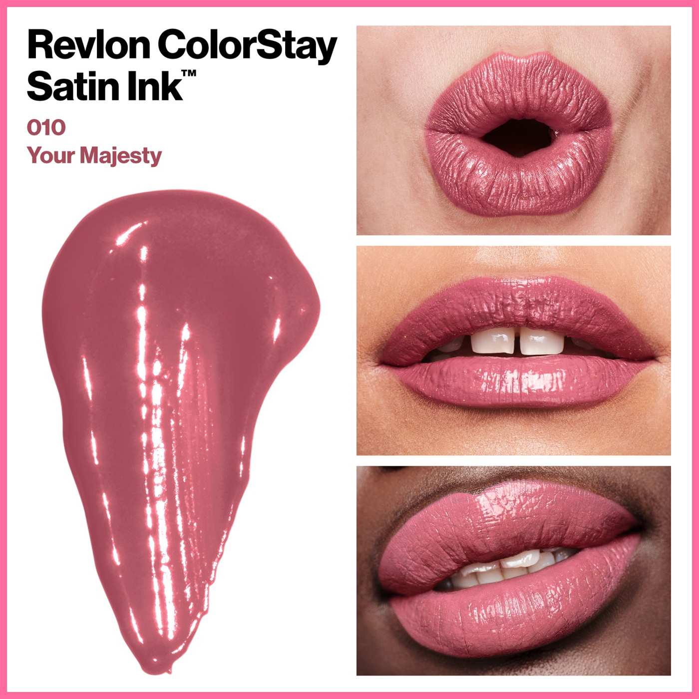 Revlon ColorStay Satin Ink Liquid Lipstick, Your Majesty; image 3 of 5