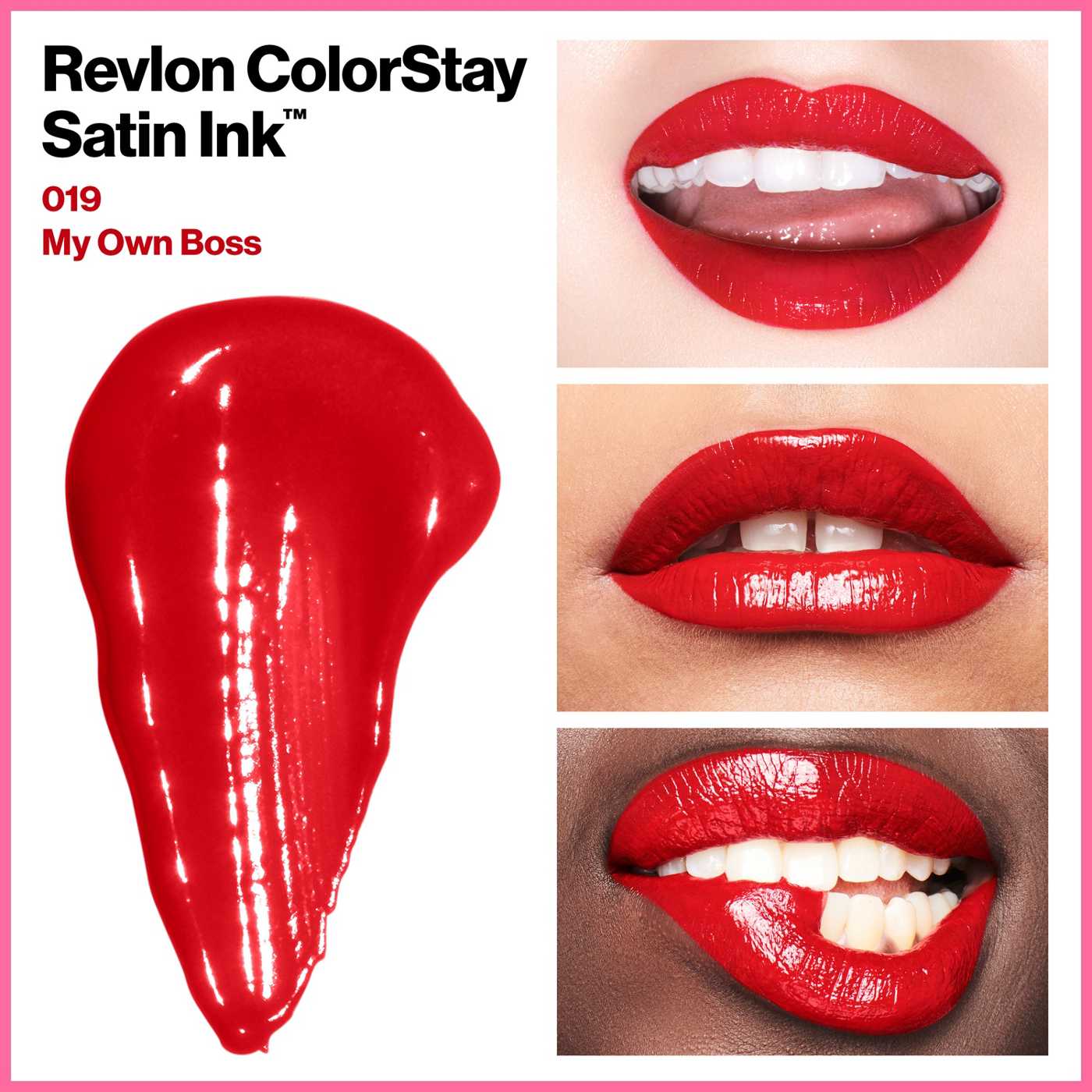 Revlon ColorStay Satin Ink Liquid Lipstick, My Own Boss; image 3 of 7