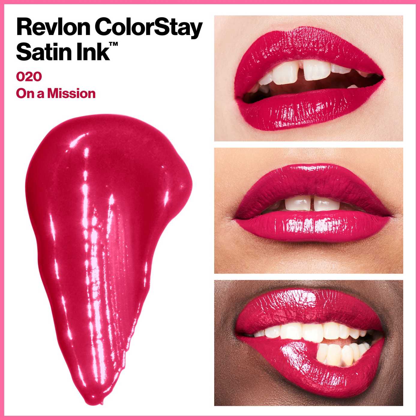 Revlon ColorStay Satin Ink Liquid Lipstick, On a Mission; image 4 of 5