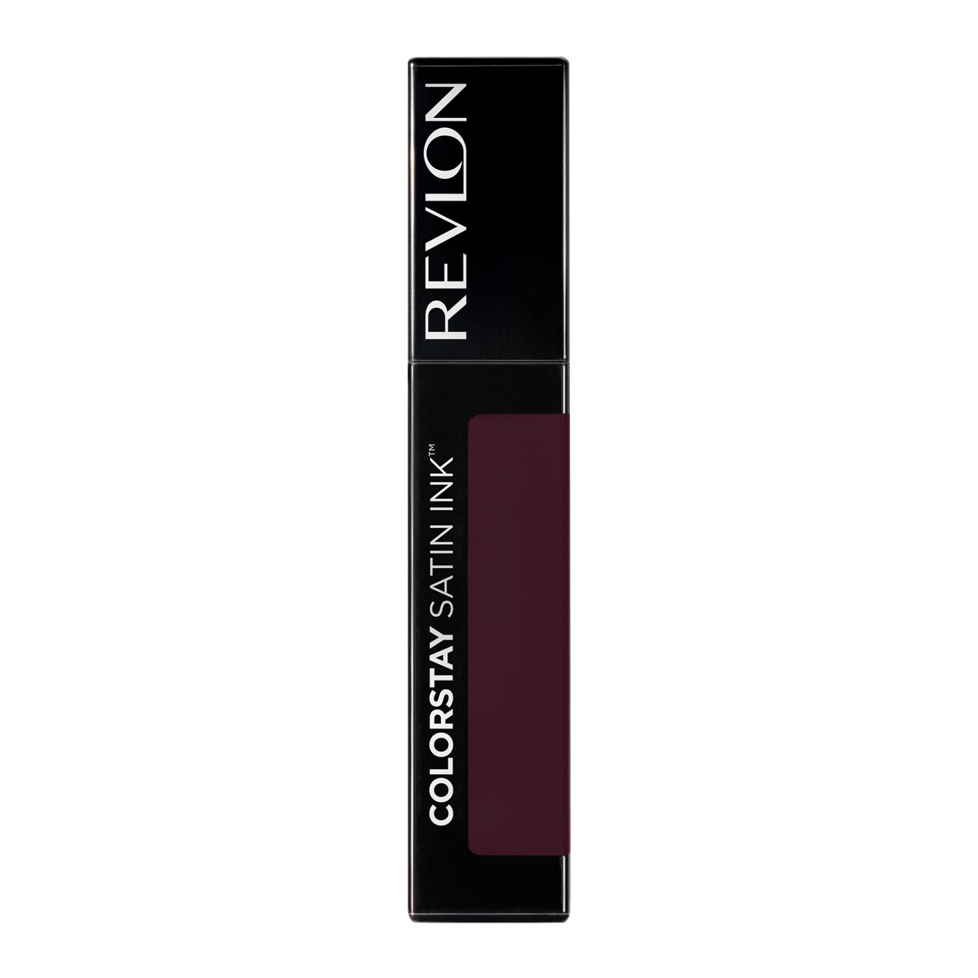 Revlon ColorStay Satin Ink Liquid Lipstick, Black Cherry; image 1 of 8