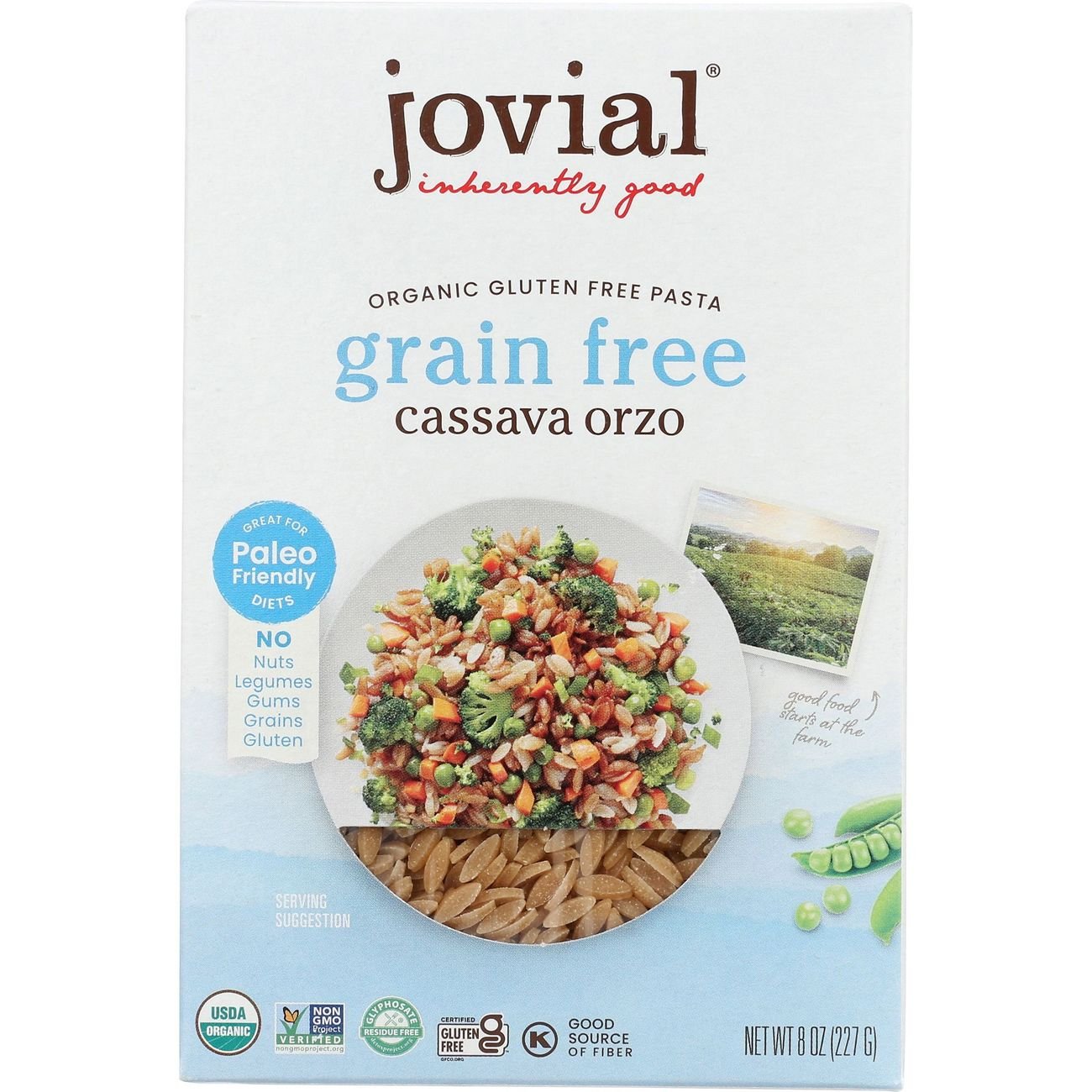 Jovial Maniok Orzo Glutenfrei – Paleo, AIP-geeignet, Bio & Aus Italien