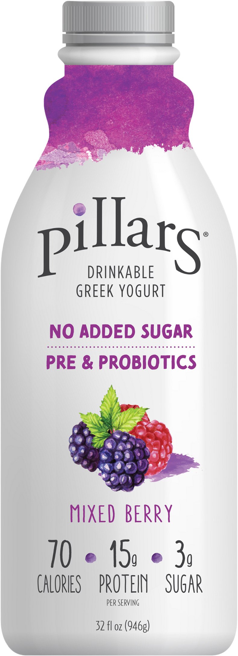 Pillars Mixed Berry Drinkable Greek Yogurt - Shop at H-E-B