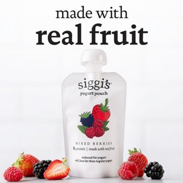 Siggi's Yogurt Pouches - Mixed Berries