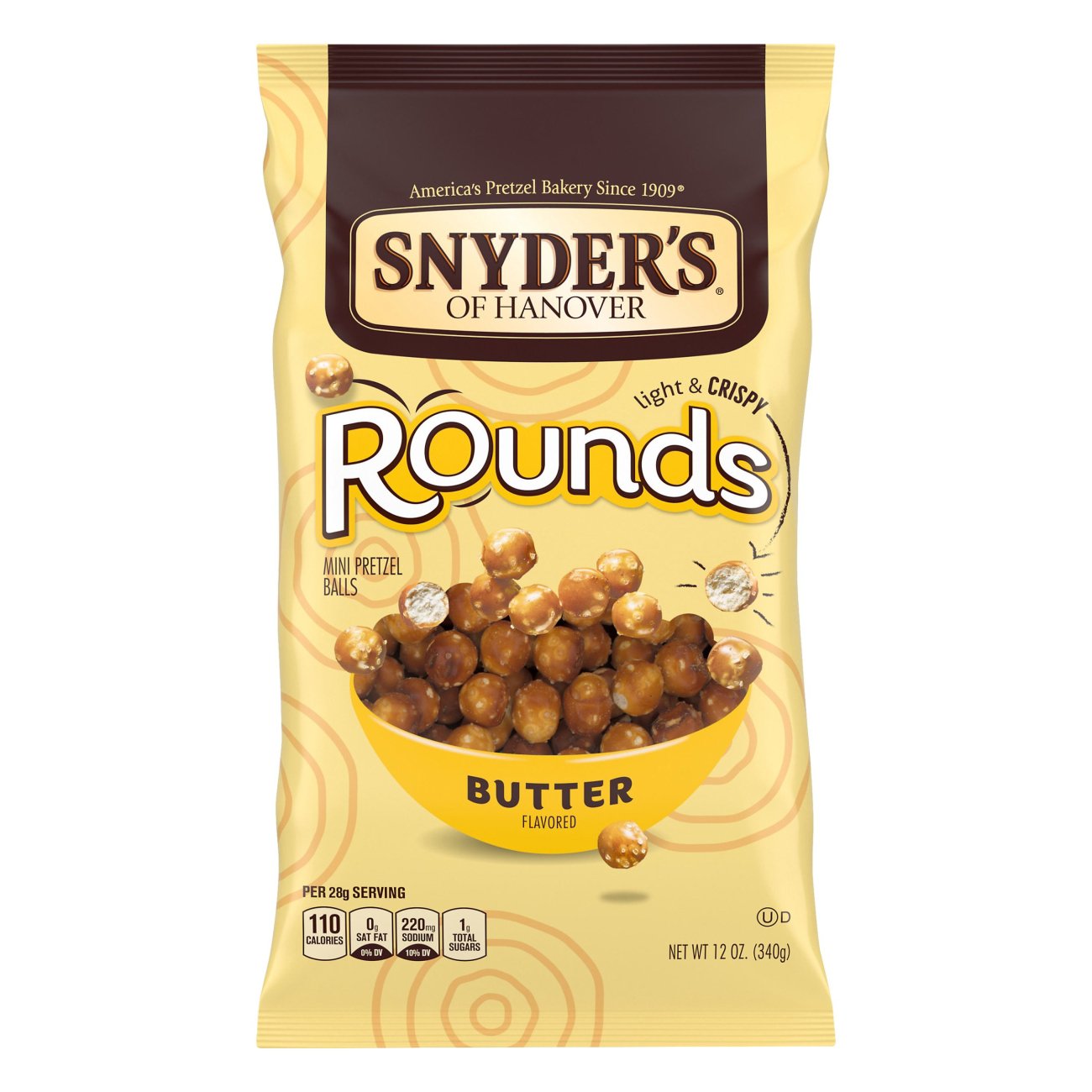 Snyder's of Hanover Butter Pretzel Rounds Shop Chips at HEB