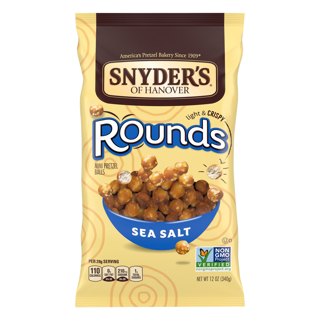 Snyder's of Hanover Sea Salt Pretzel Rounds - Shop Chips at H-E-B