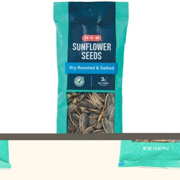 H-E-B Dry Roasted Salted Sunflower Seeds, 1.75 oz