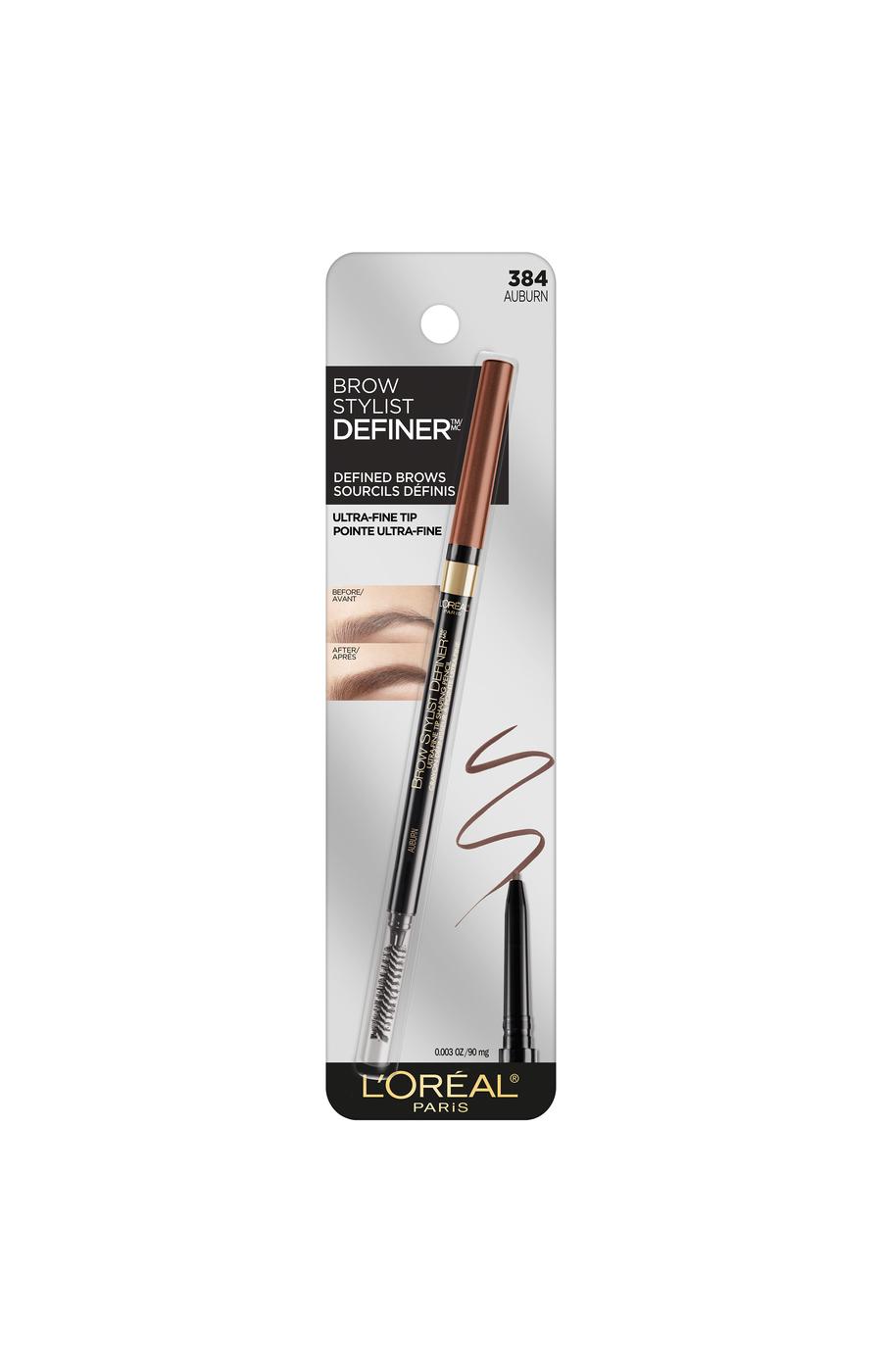 L'Oréal Paris Brow Stylist Definer Waterproof Eyebrow Mechanical Pencil Auburn; image 1 of 6