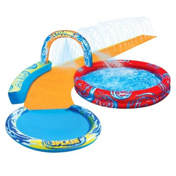 Banzai Cyclone Splash Water Park Set, 192" x 84" x 31"