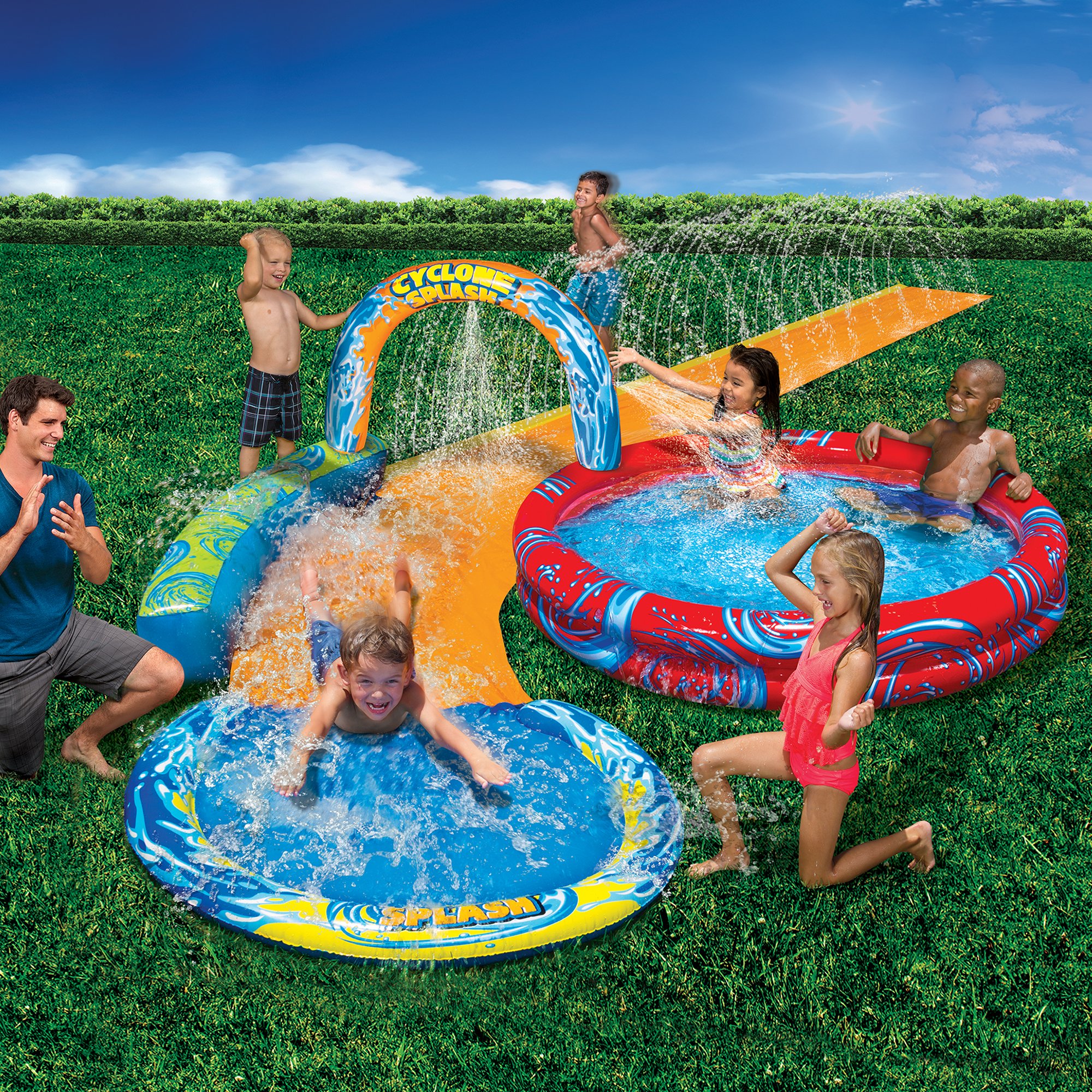 Banzai Cyclone Splash Water Park Set - Shop Yard & sandbox toys at