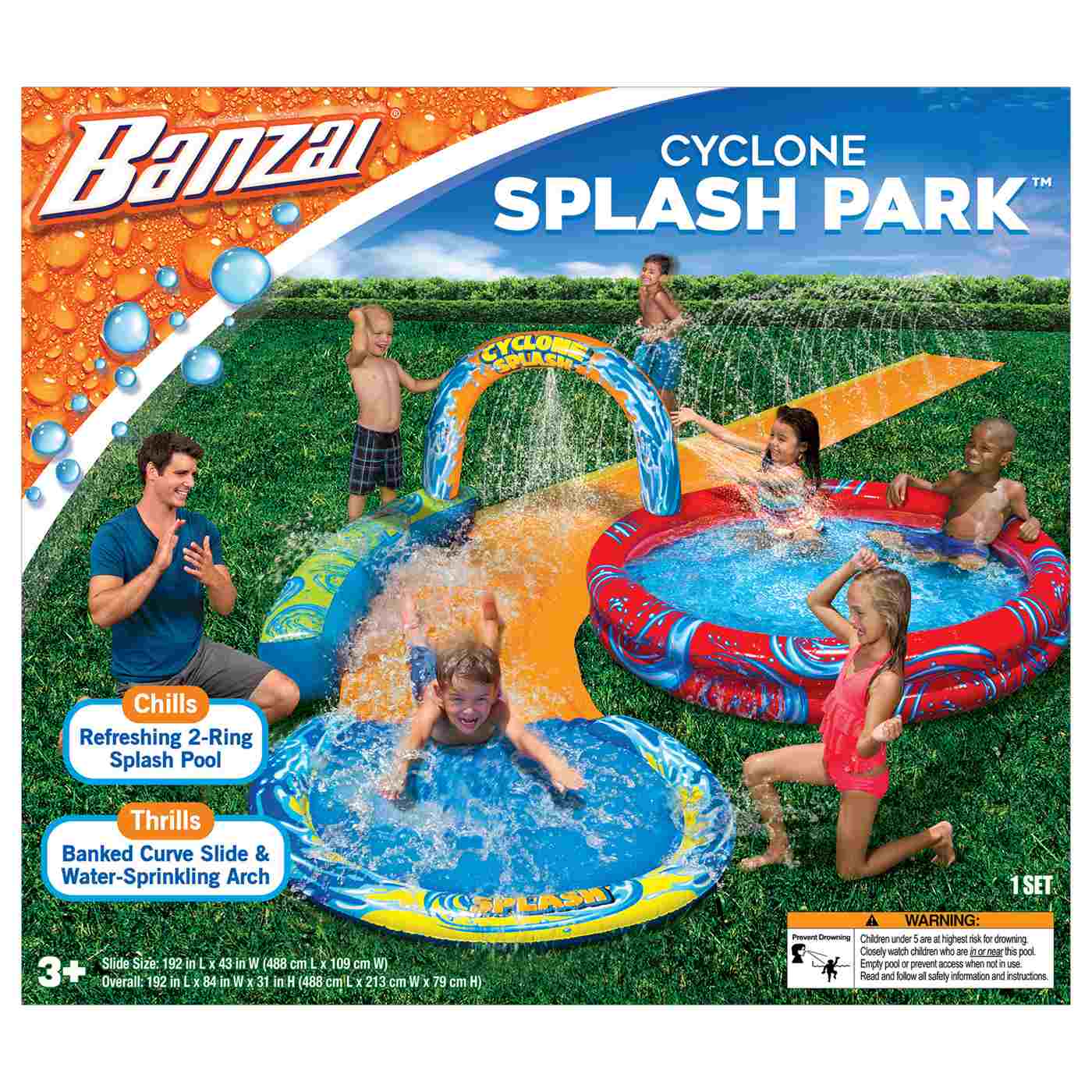 Banzai Cyclone Splash Water Park Set; image 8 of 9