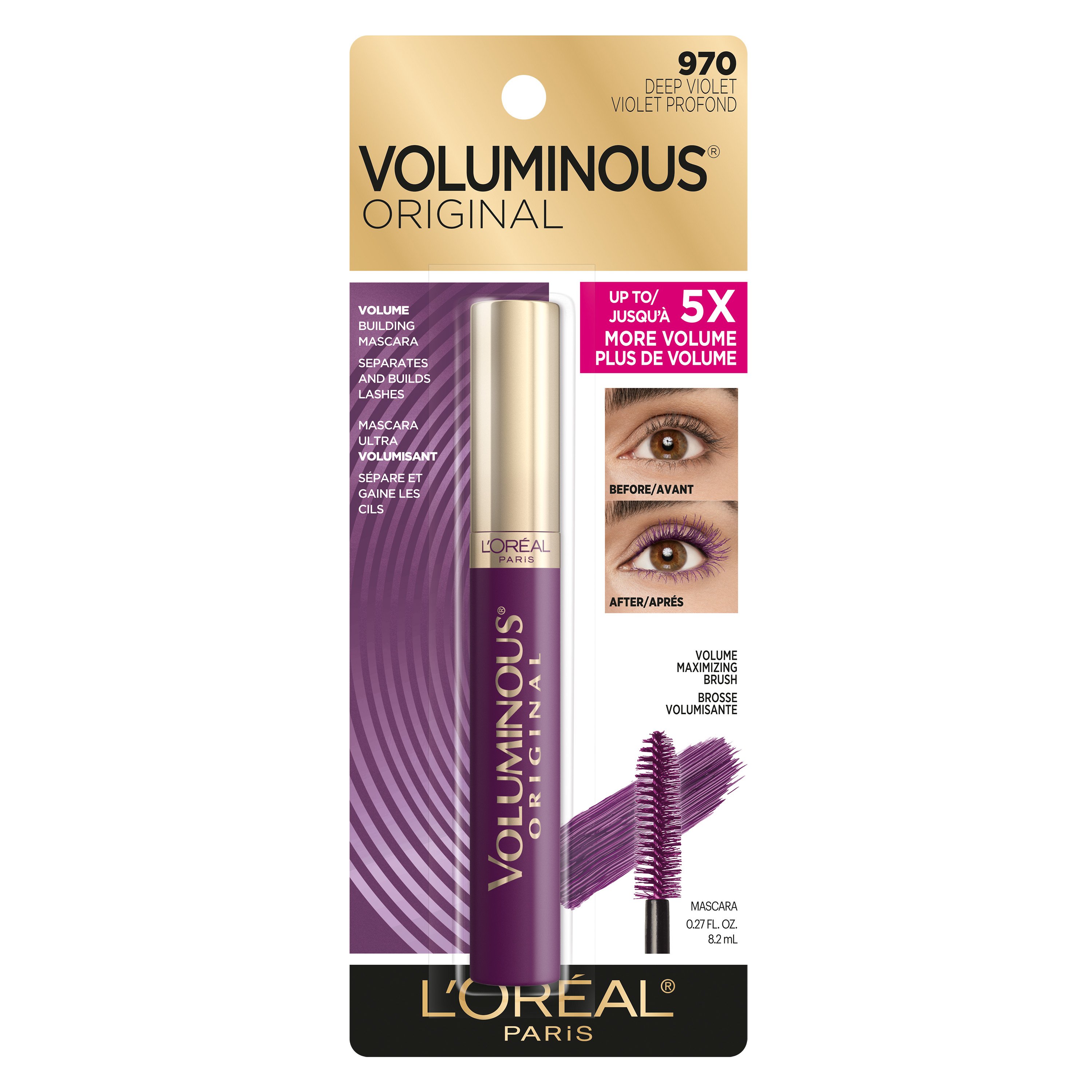 L'Oréal Paris Voluminous Original Bold Eye Mascara Deep Violet Shop